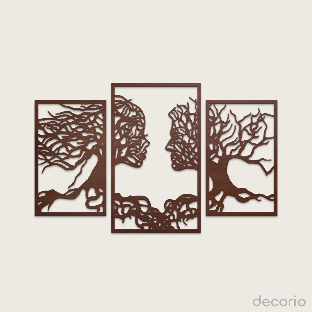 Tríptico Caras Árbol