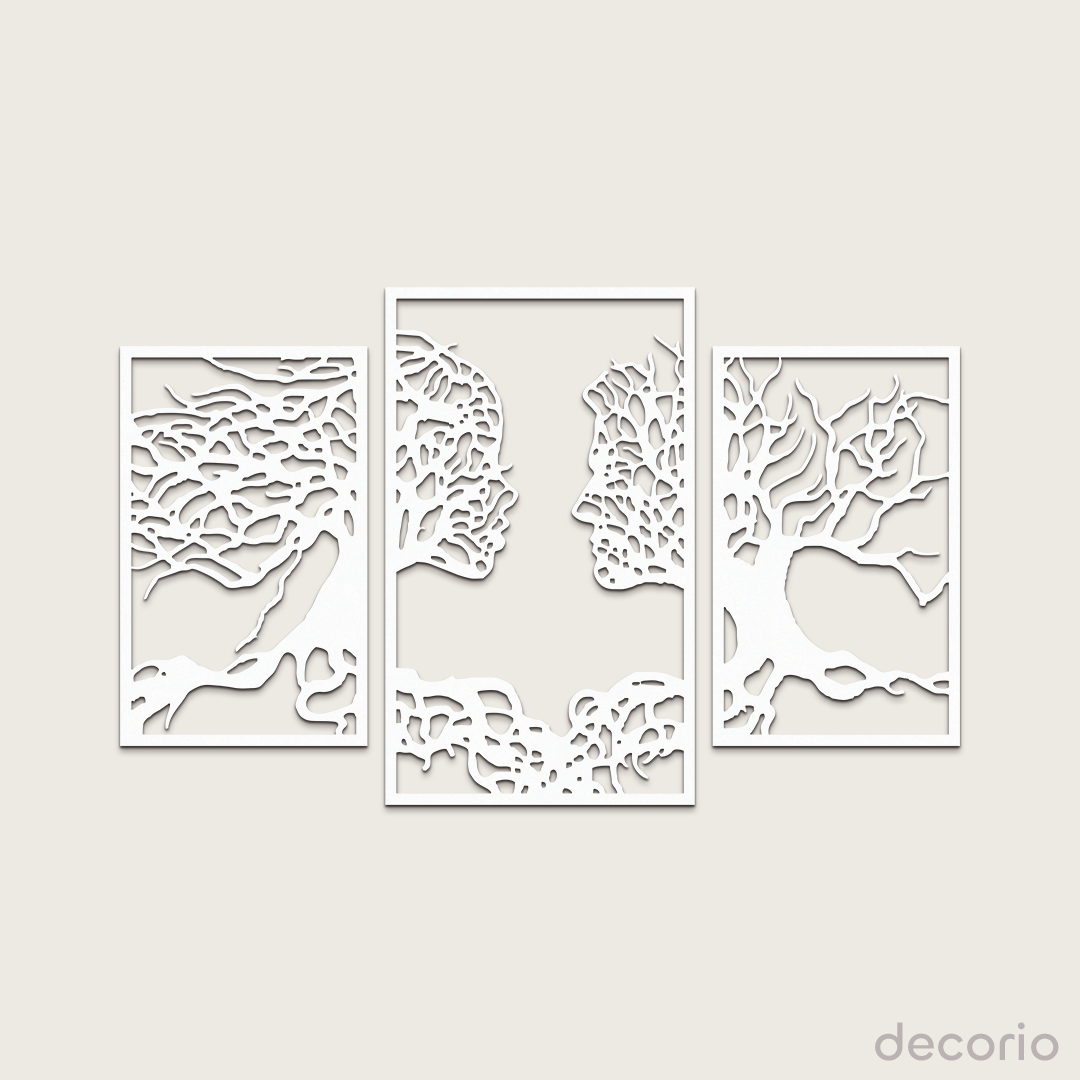 Tríptico Caras Árbol