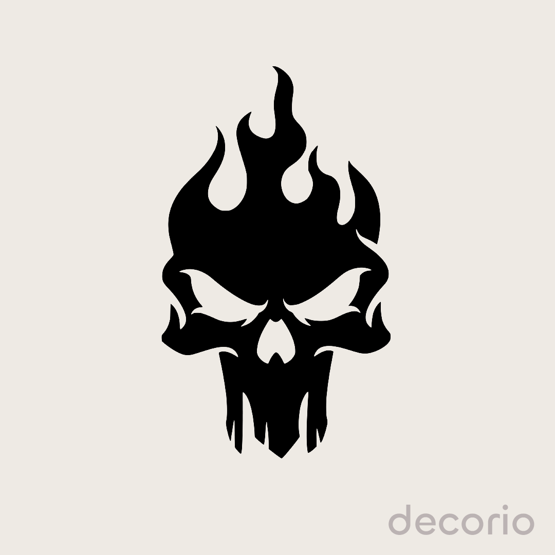 Stickers cara fuego