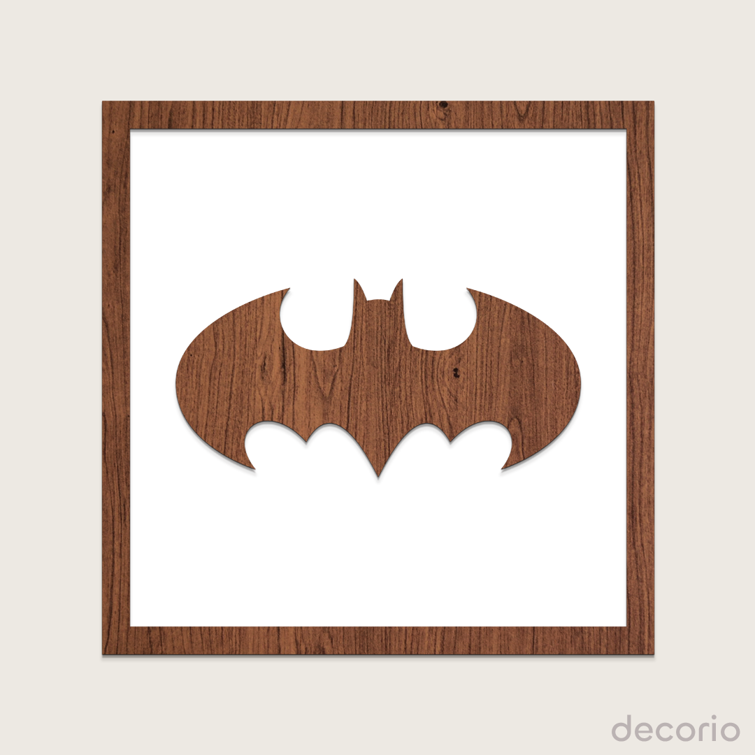 Batman doble capa (base blanca)