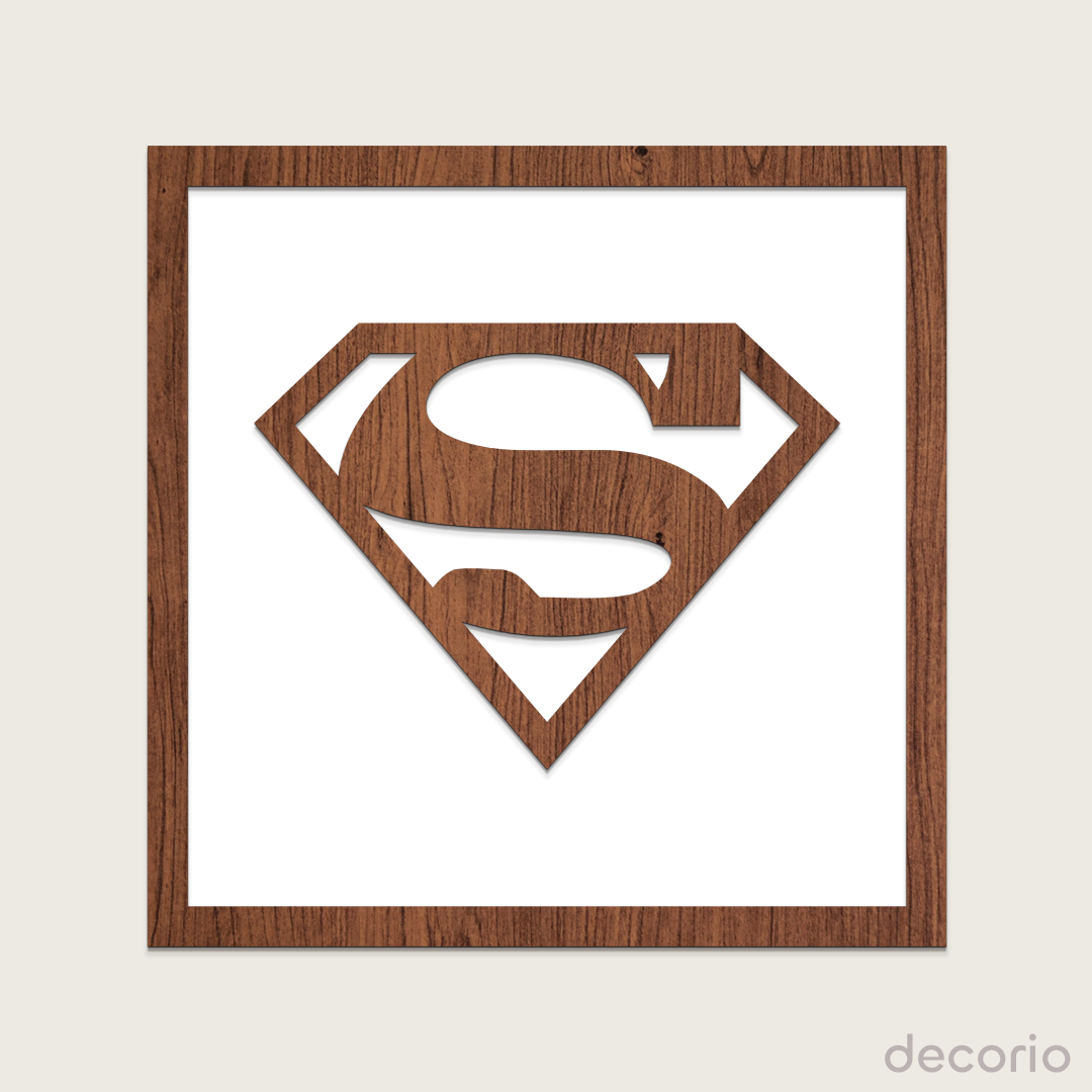 Superman doble capa (base blanca)