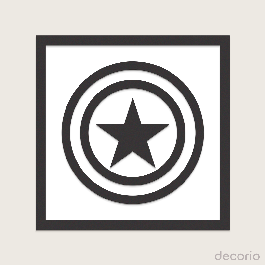 Capitán América doble capa (base blanca)