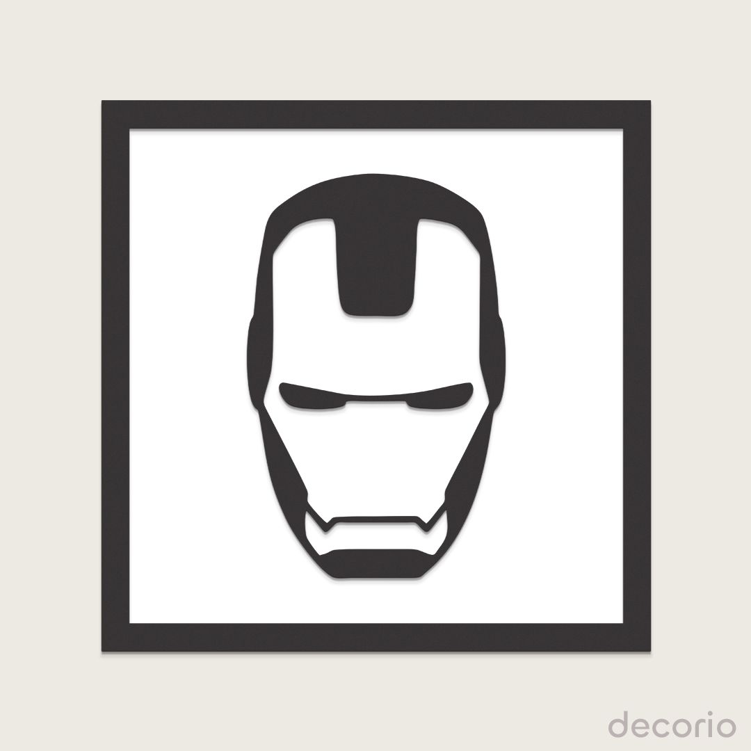 Iron man doble capa (base blanca)