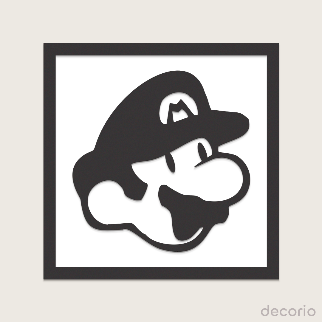 Mario Bros doble capa (base blanca)