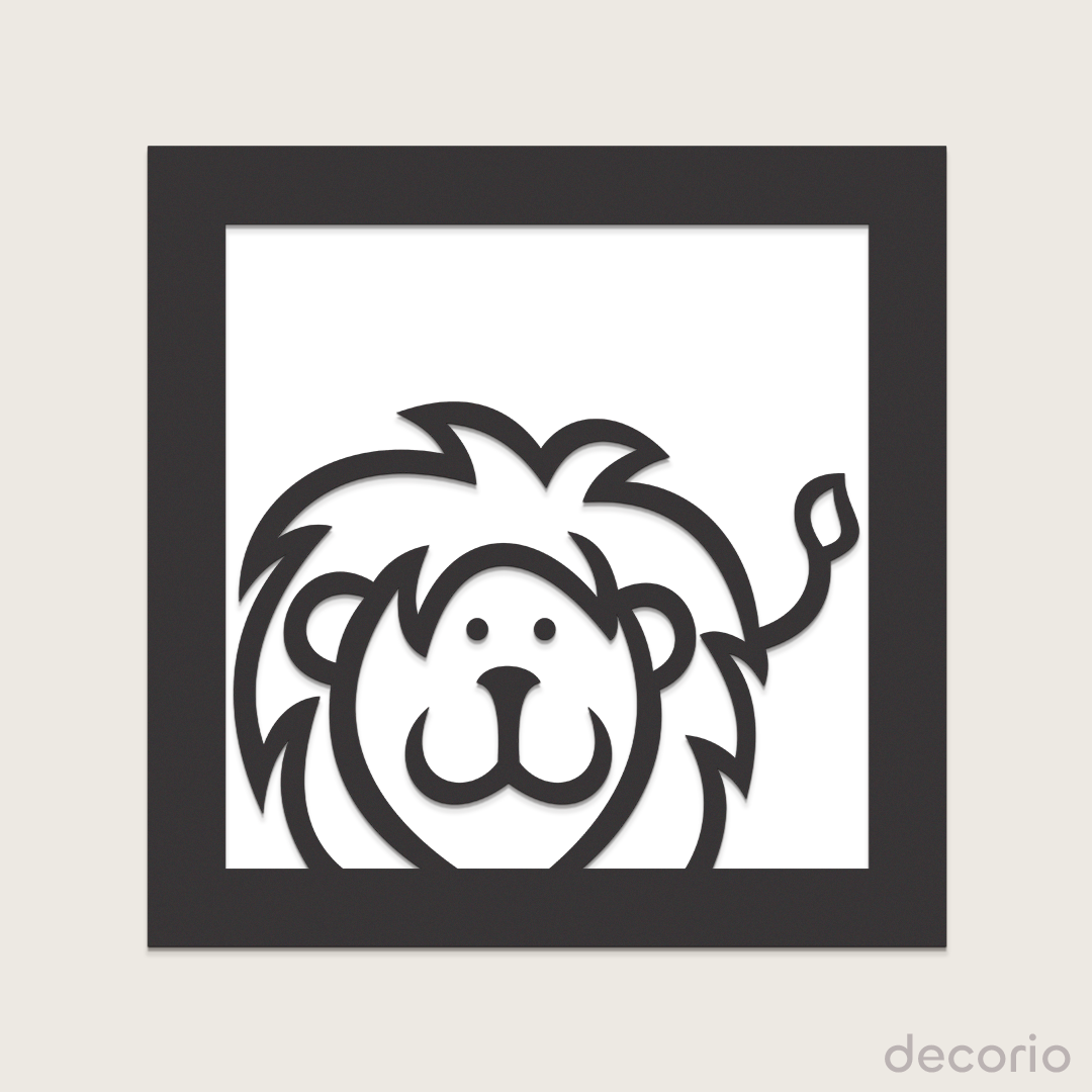 León doble capa (base blanca)