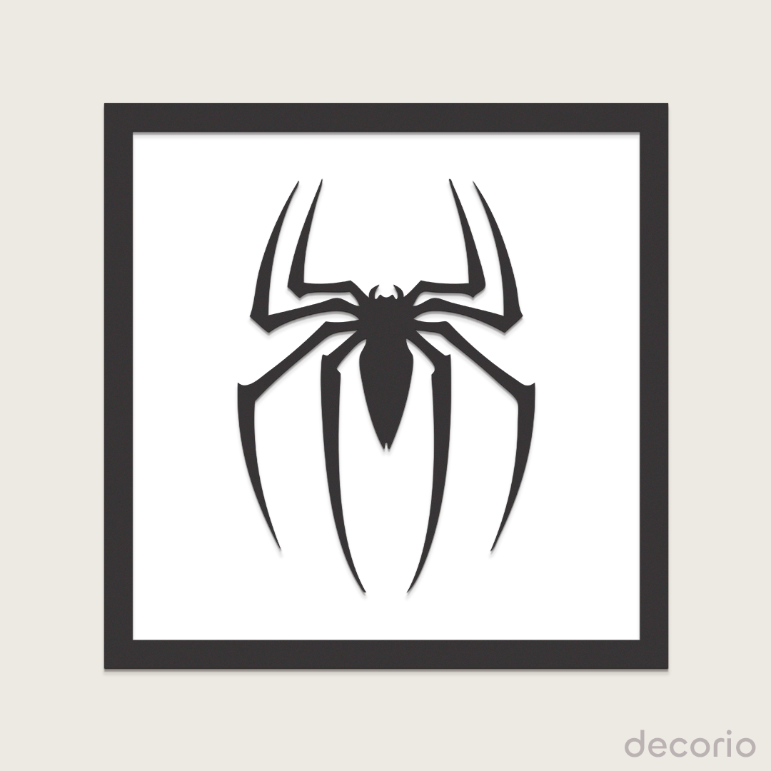 Spider man doble capa (base blanca)