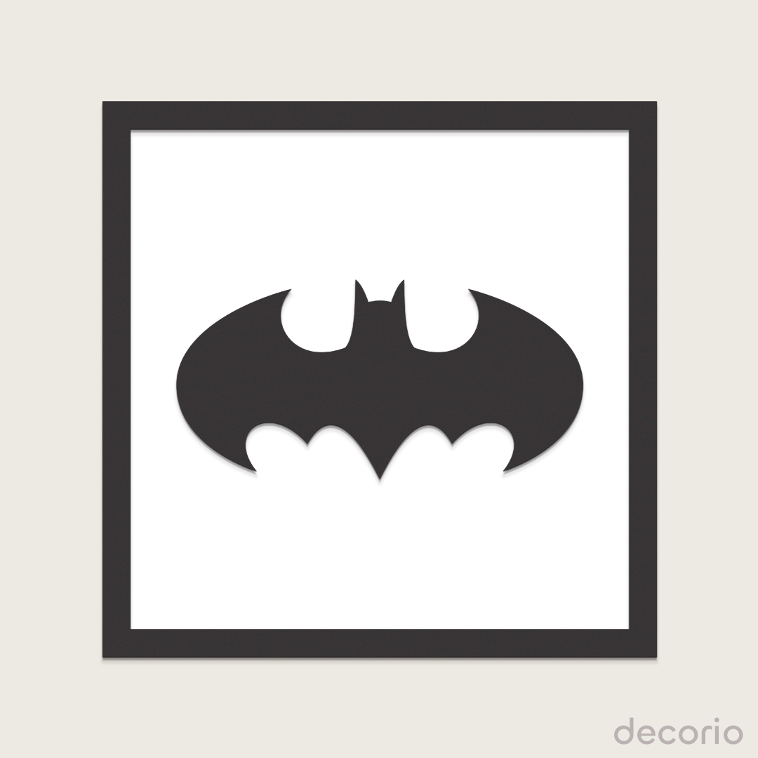 Batman doble capa (base blanca)