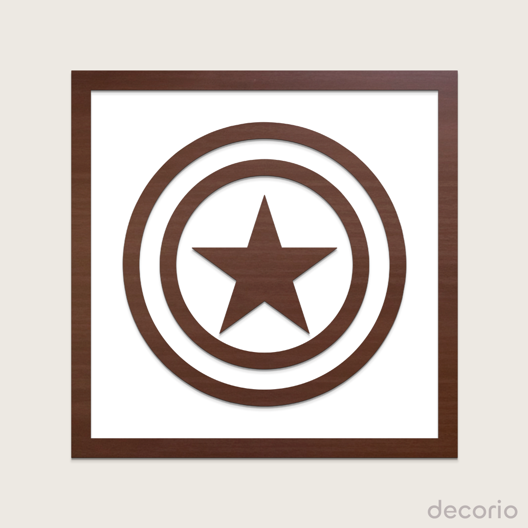 Capitán América doble capa (base blanca)