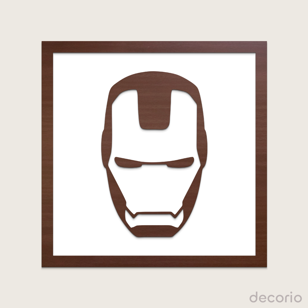 Iron man doble capa (base blanca)