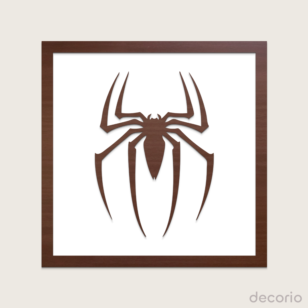 Spider man doble capa (base blanca)