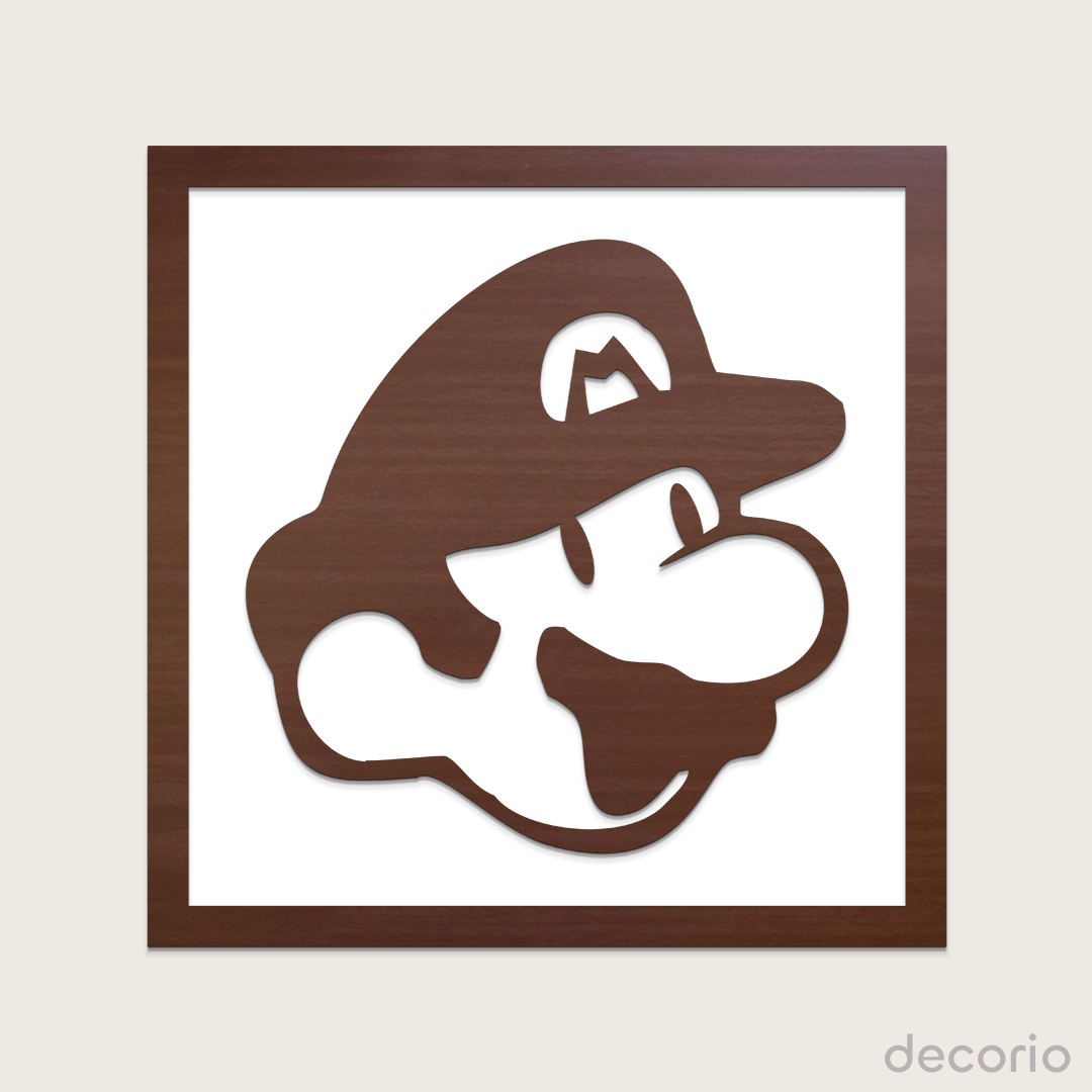 Mario Bros doble capa (base blanca)