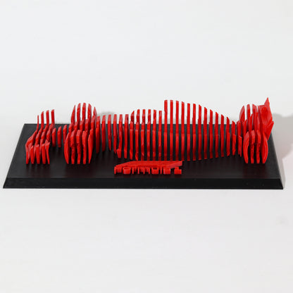 Escultura Auto F1 por Capas