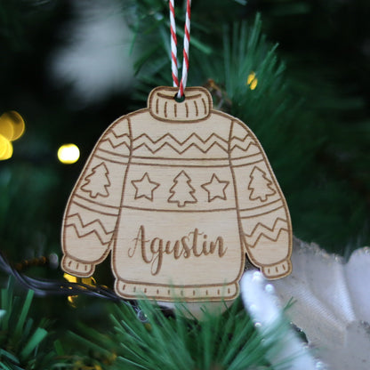 Chaleco navideño personalizado