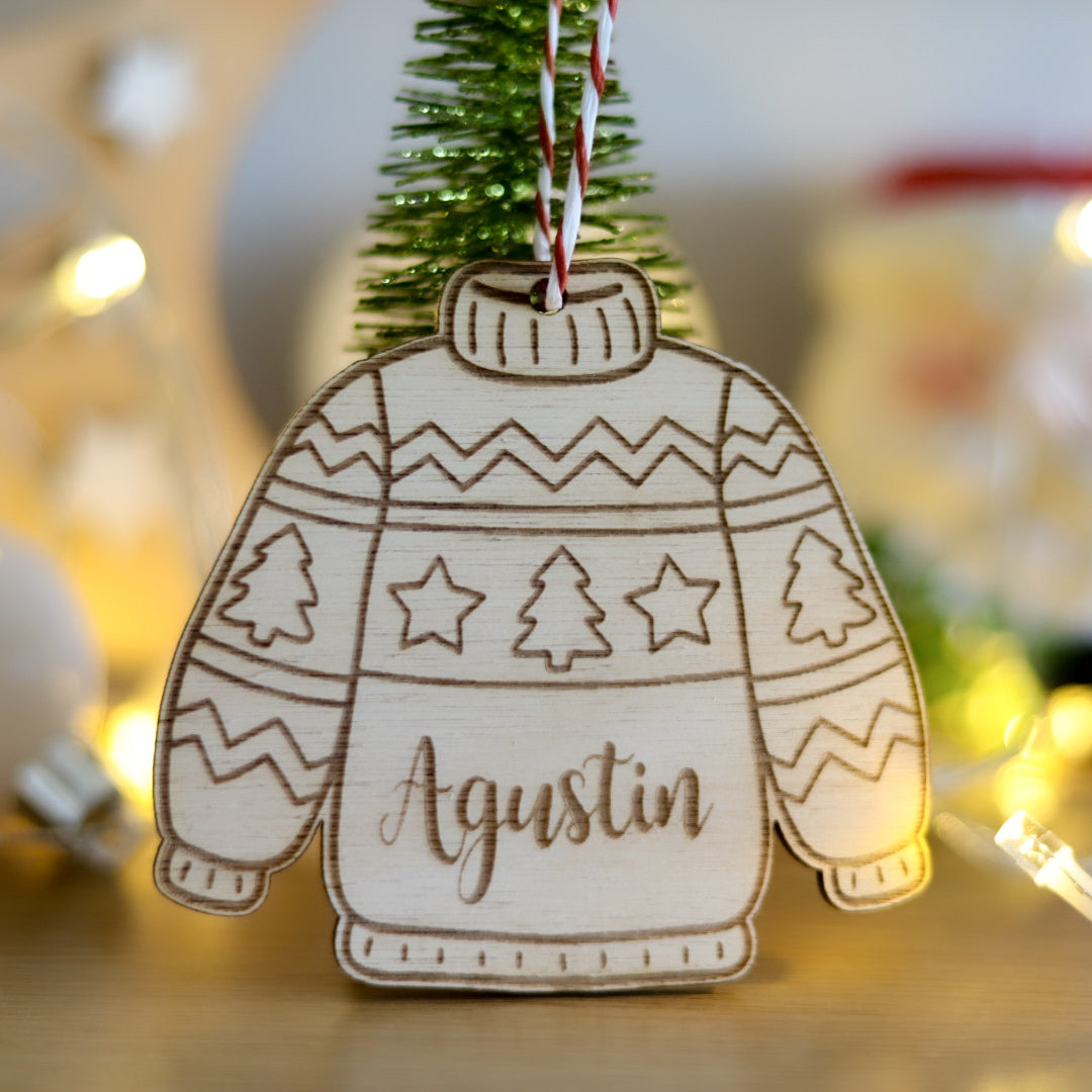 Chaleco navideño personalizado