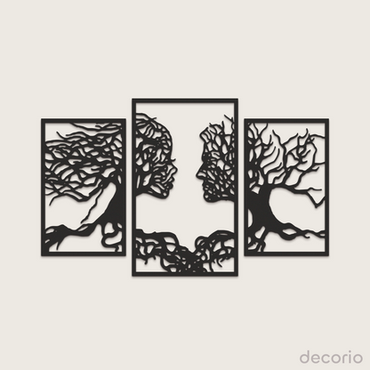 Tríptico Caras Árbol