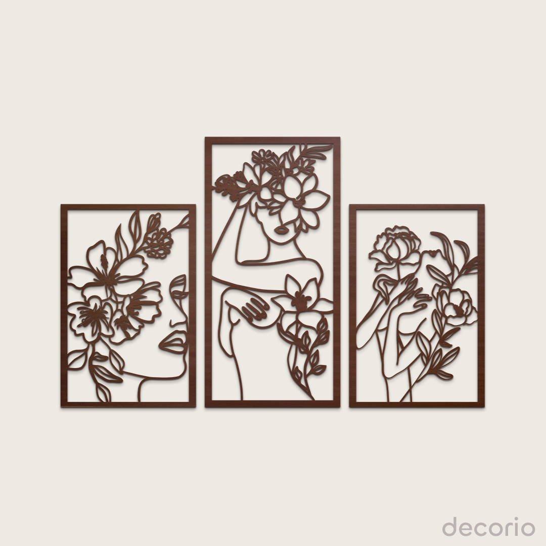 Mujeres y flores