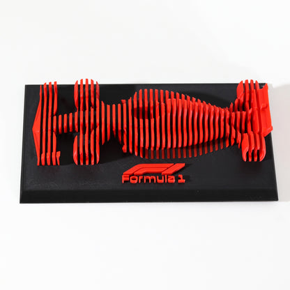Escultura Auto F1 por Capas