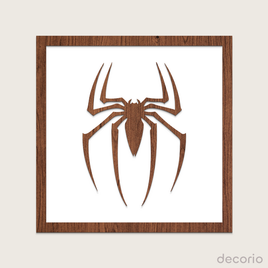 Spider man doble capa (base blanca)