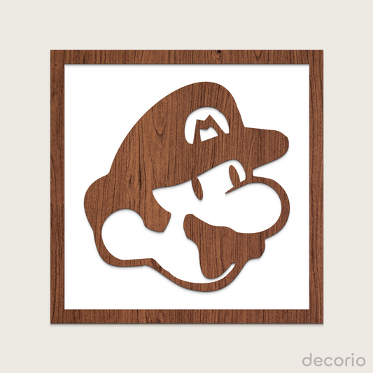Mario Bros doble capa (base blanca)