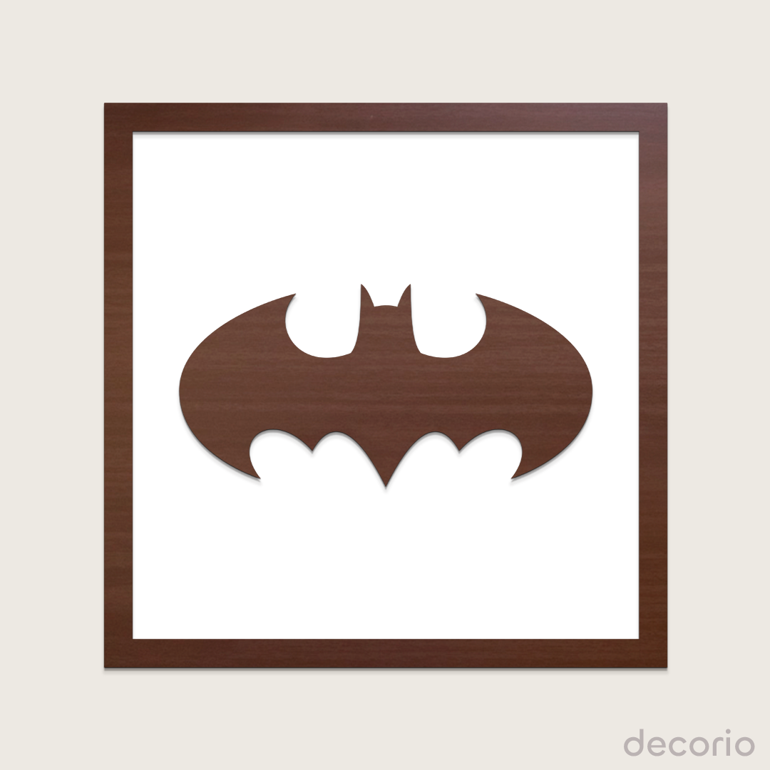 Batman doble capa (base blanca)